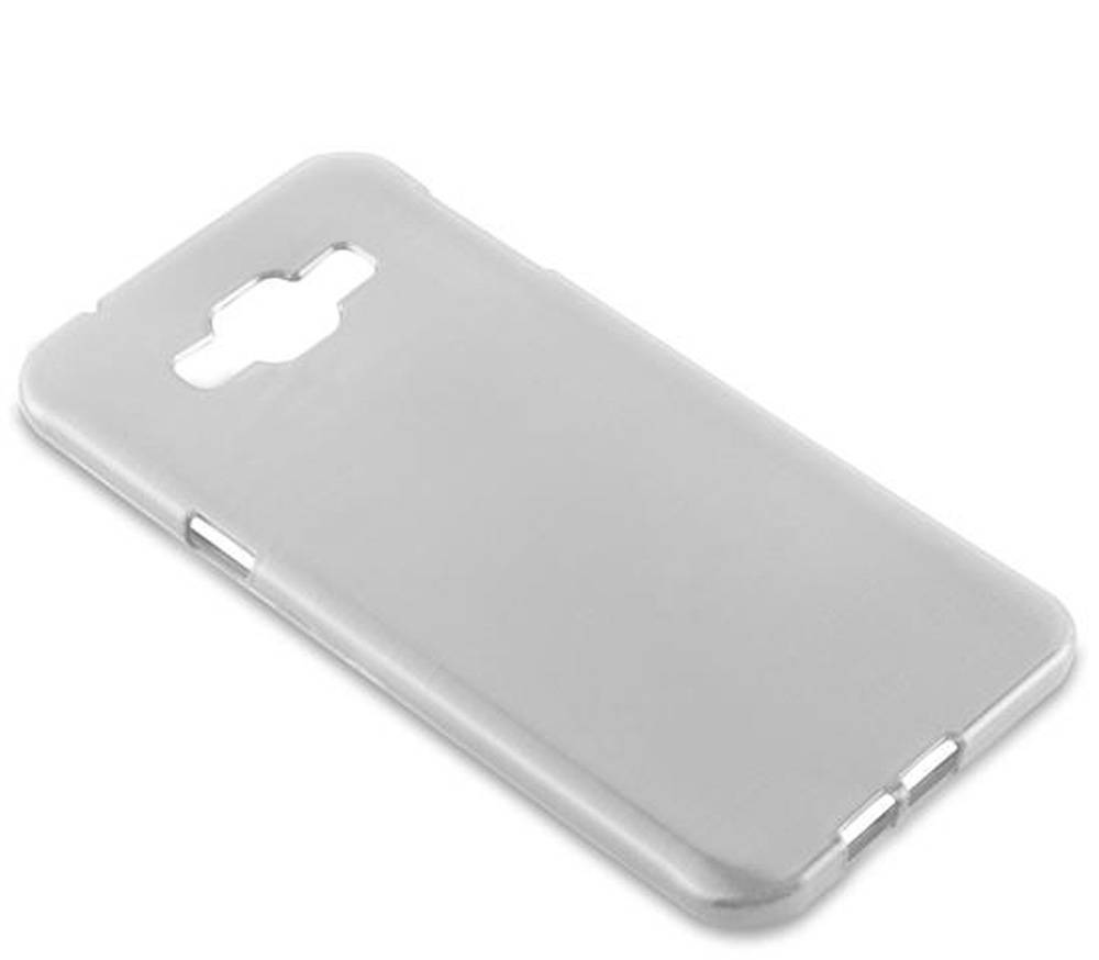 Cadorabo Hülle für Samsung Galaxy A8 2015 Schutz Hülle in Silber Schutzhülle TPU Silikon Etui Case Cover