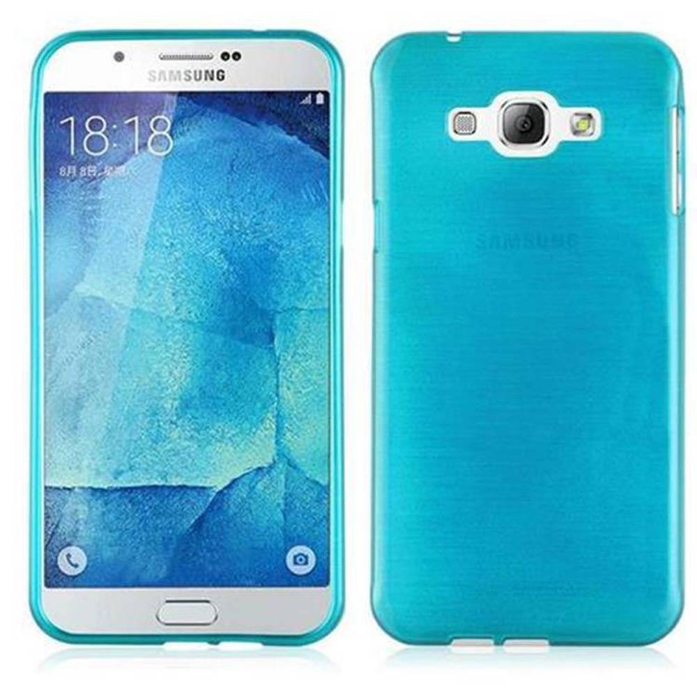 Cadorabo Hülle für Samsung Galaxy A8 2015 Schutz Hülle in Türkis Schutzhülle TPU Silikon Etui Case Cover