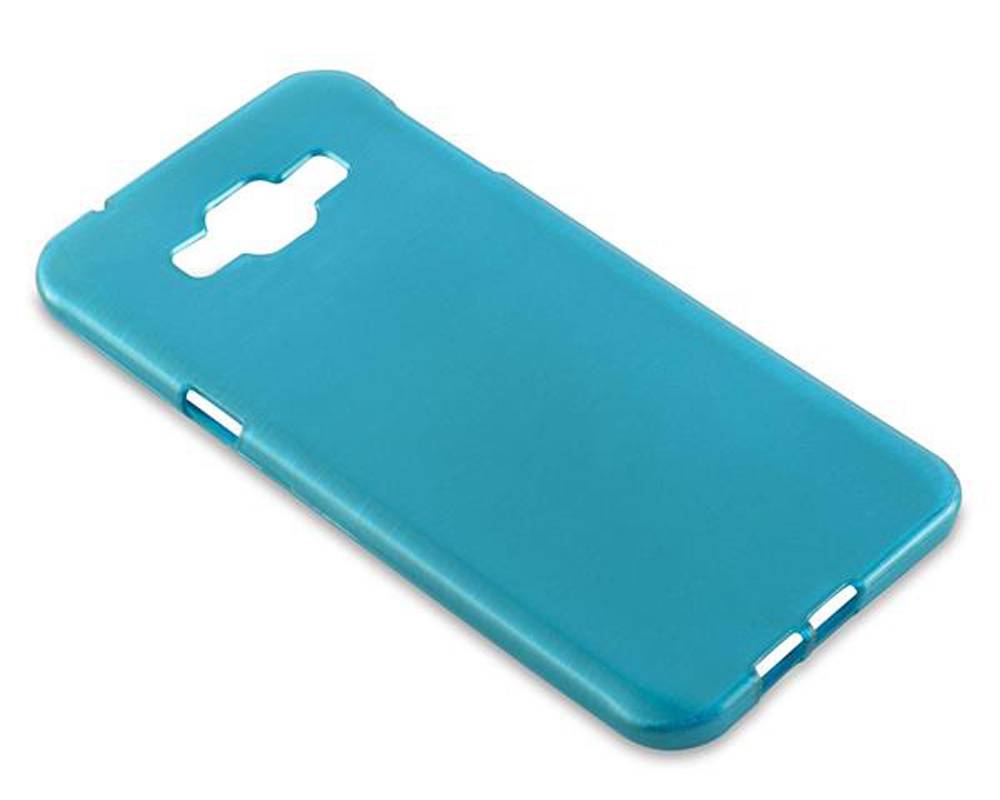Cadorabo Hülle für Samsung Galaxy A8 2015 Schutz Hülle in Türkis Schutzhülle TPU Silikon Etui Case Cover