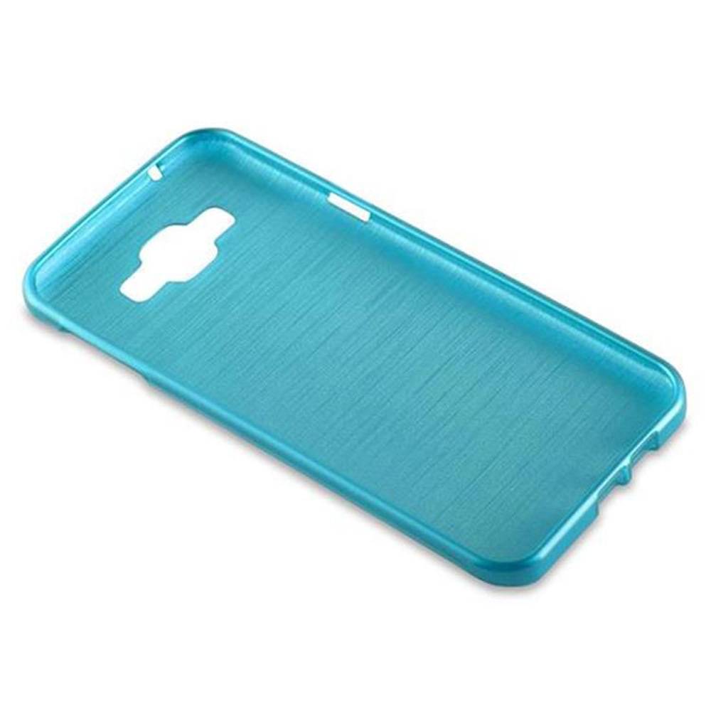 Cadorabo Hülle für Samsung Galaxy A8 2015 Schutz Hülle in Türkis Schutzhülle TPU Silikon Etui Case Cover