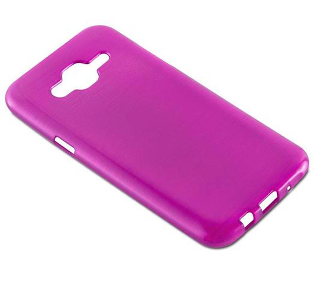 Cadorabo Hülle für Samsung Galaxy J5 2015 Schutz Hülle in Rosa Schutzhülle TPU Silikon Etui Case Cover