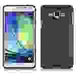 Cadorabo Hülle für Samsung Galaxy A7 2015 Schutz Hülle in Schwarz Schutzhülle TPU Silikon Etui Case Cover