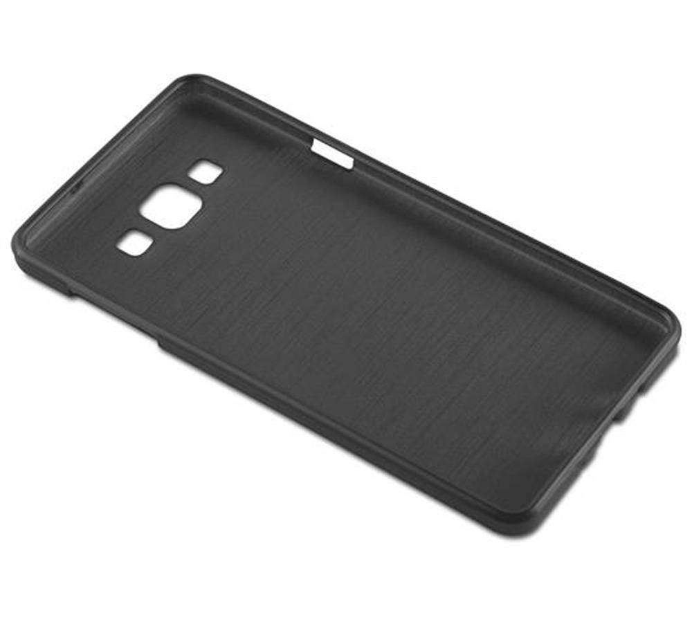 Cadorabo Hülle für Samsung Galaxy A7 2015 Schutz Hülle in Schwarz Schutzhülle TPU Silikon Etui Case Cover