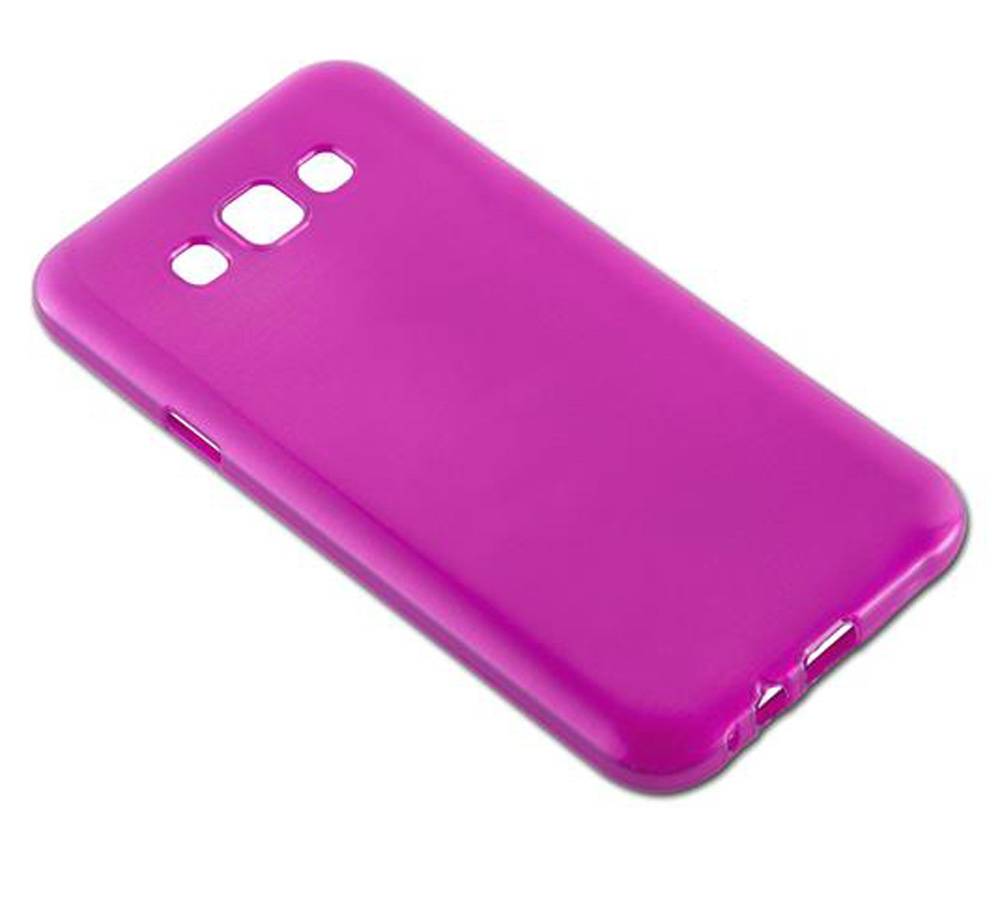 Cadorabo Hülle für Samsung Galaxy E7 Schutz Hülle in Rosa Schutzhülle TPU Silikon Etui Case Cover