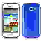 Cadorabo Hülle für Samsung Galaxy TREND Schutz Hülle in Blau Schutzhülle TPU Silikon Etui Case Cover