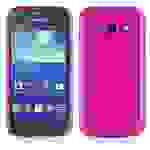 Cadorabo Hülle für Samsung Galaxy ACE 3 Schutz Hülle in Rosa Schutzhülle TPU Silikon Etui Case Cover