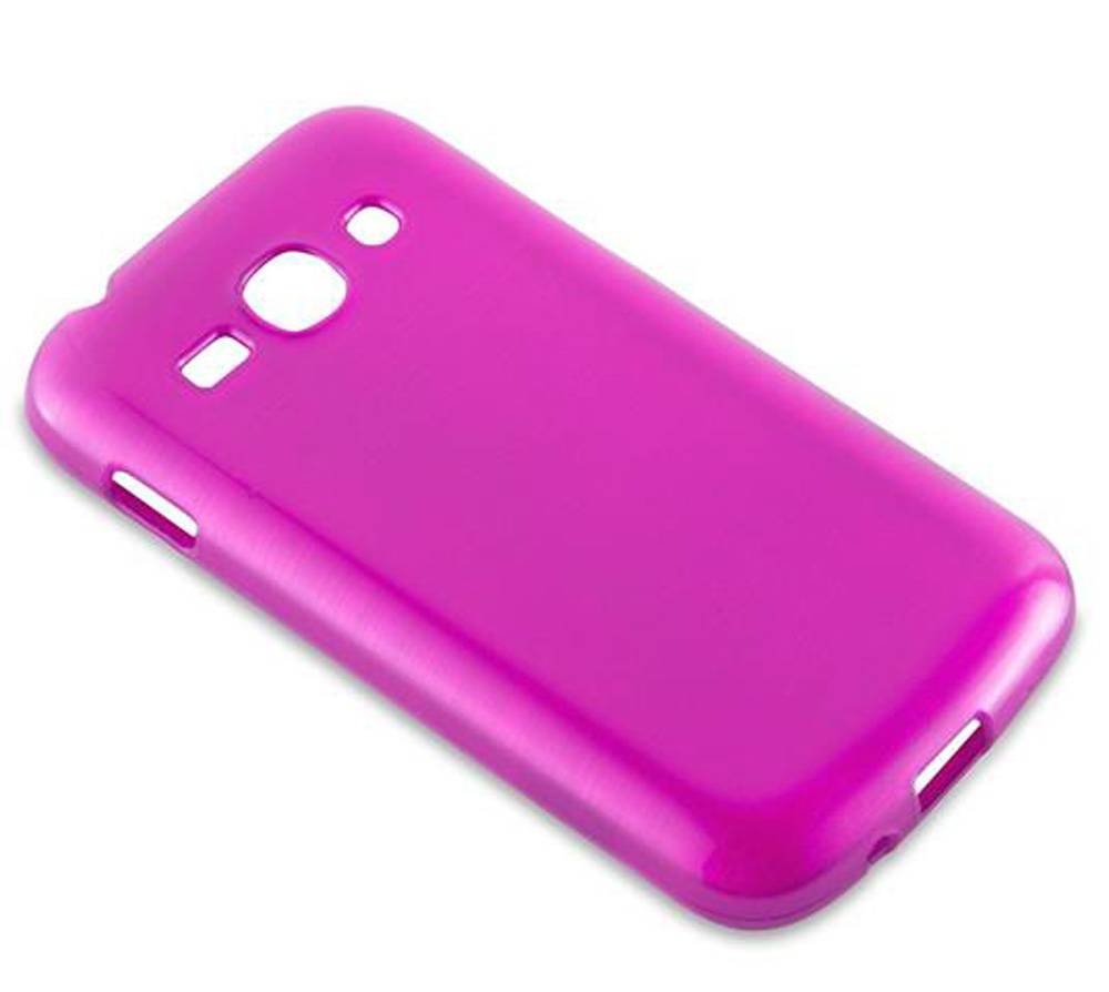 Cadorabo Hülle für Samsung Galaxy ACE 3 Schutz Hülle in Rosa Schutzhülle TPU Silikon Etui Case Cover