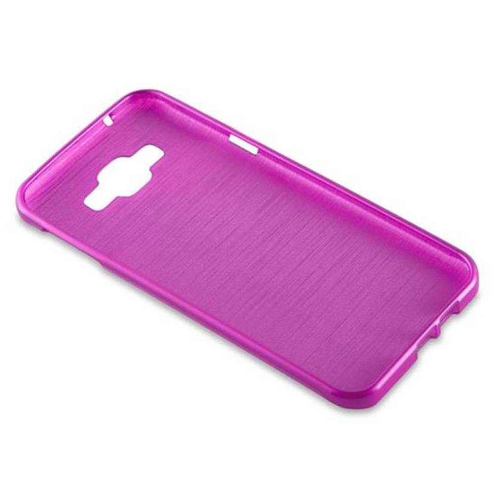 Cadorabo Hülle für Samsung Galaxy A8 2015 Schutz Hülle in Rosa Schutzhülle TPU Silikon Etui Case Cover