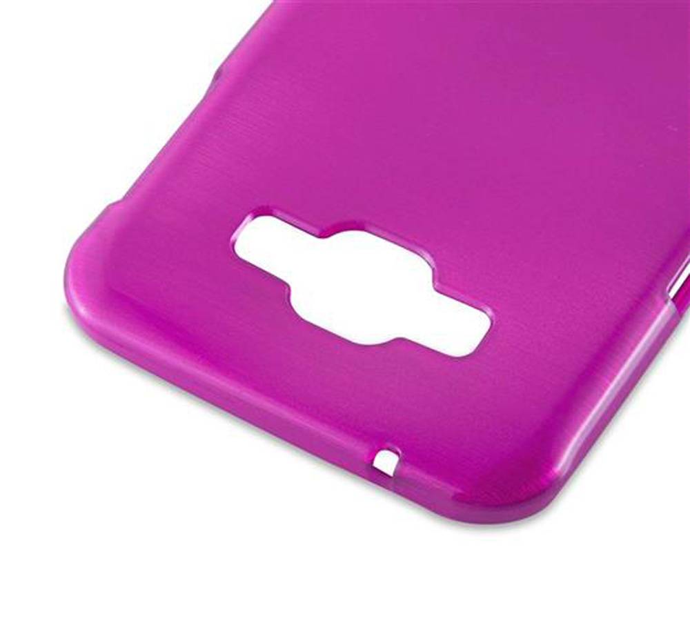 Cadorabo Hülle für Samsung Galaxy A8 2015 Schutz Hülle in Rosa Schutzhülle TPU Silikon Etui Case Cover