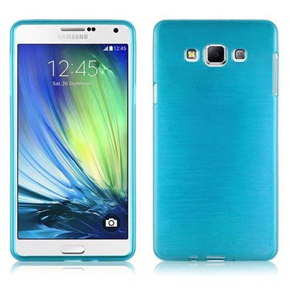 Cadorabo Hülle für Samsung Galaxy A7 2015 Schutz Hülle in Türkis Schutzhülle TPU Silikon Etui Case Cover
