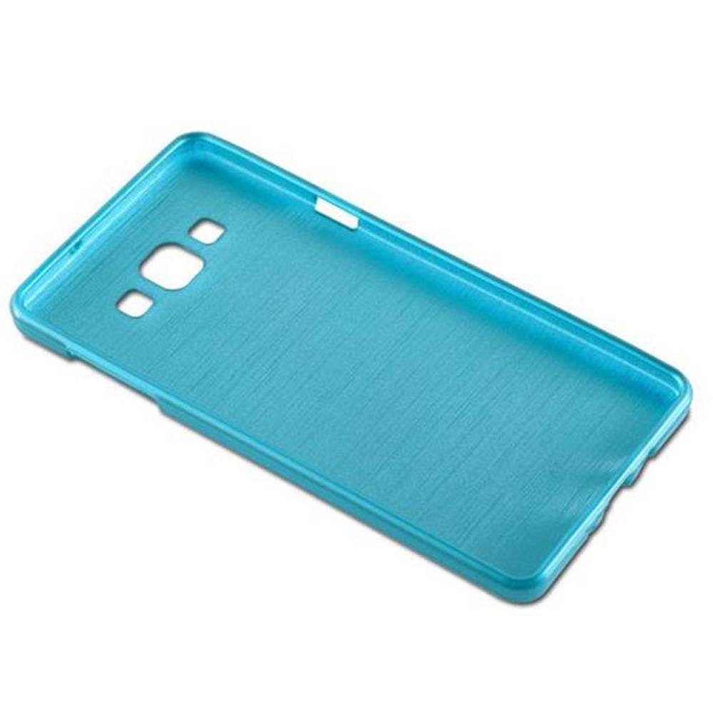 Cadorabo Hülle für Samsung Galaxy A7 2015 Schutz Hülle in Türkis Schutzhülle TPU Silikon Etui Case Cover