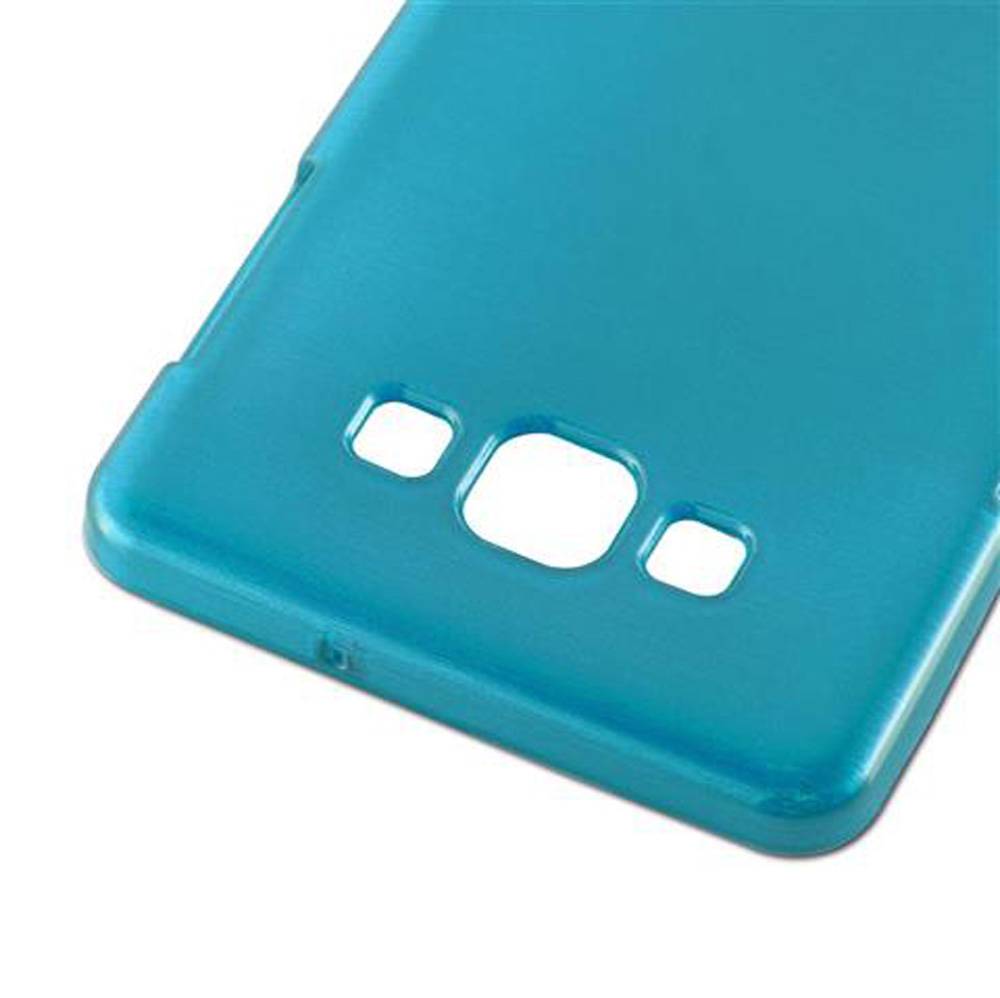 Cadorabo Hülle für Samsung Galaxy A7 2015 Schutz Hülle in Türkis Schutzhülle TPU Silikon Etui Case Cover
