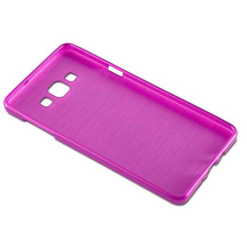 Cadorabo Hülle für Samsung Galaxy A7 2015 Schutz Hülle in Rosa Schutzhülle TPU Silikon Etui Case Cover
