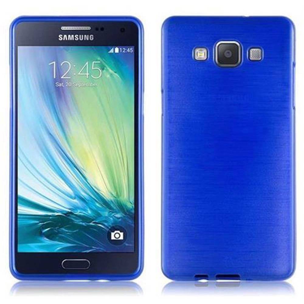 Cadorabo Hülle für Samsung Galaxy A5 2015 Schutz Hülle in Blau Schutzhülle TPU Silikon Etui Case Cover