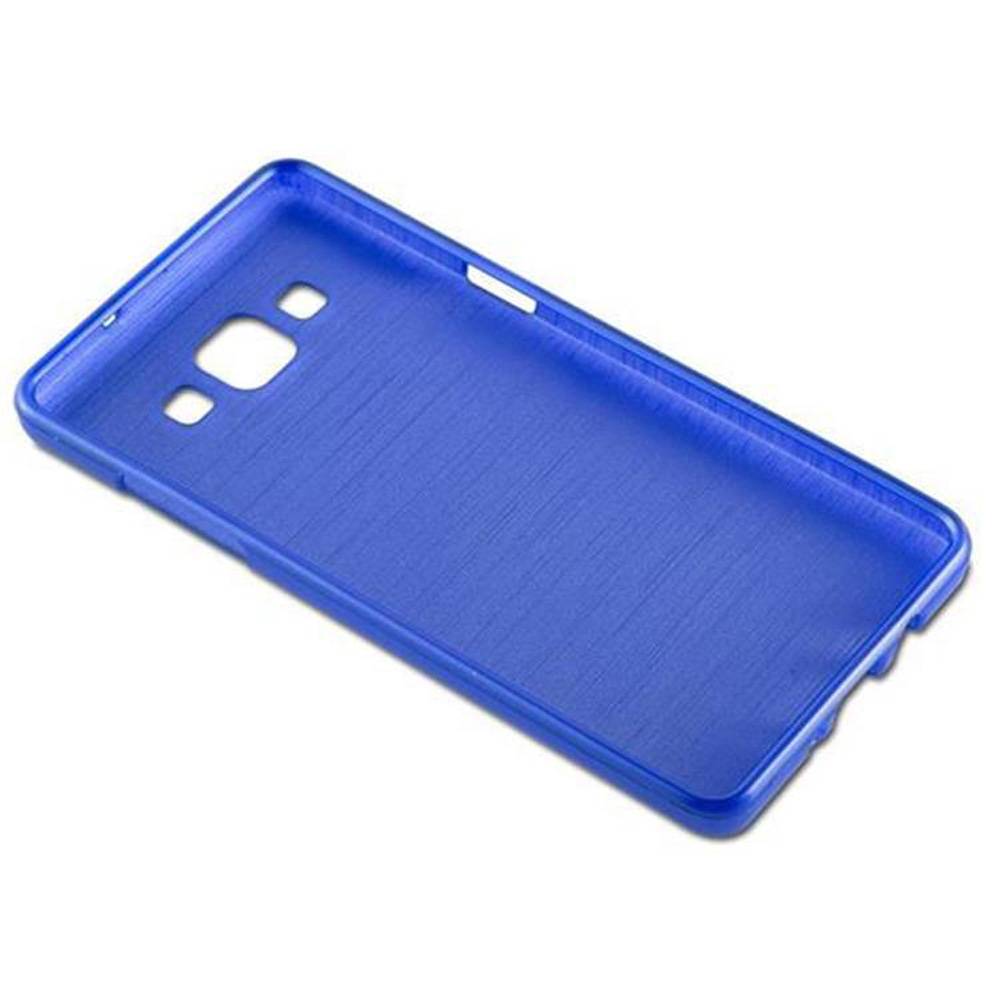 Cadorabo Hülle für Samsung Galaxy A5 2015 Schutz Hülle in Blau Schutzhülle TPU Silikon Etui Case Cover