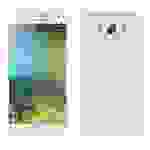 Cadorabo Hülle für Samsung Galaxy E7 Schutz Hülle in Silber Schutzhülle TPU Silikon Etui Case Cover