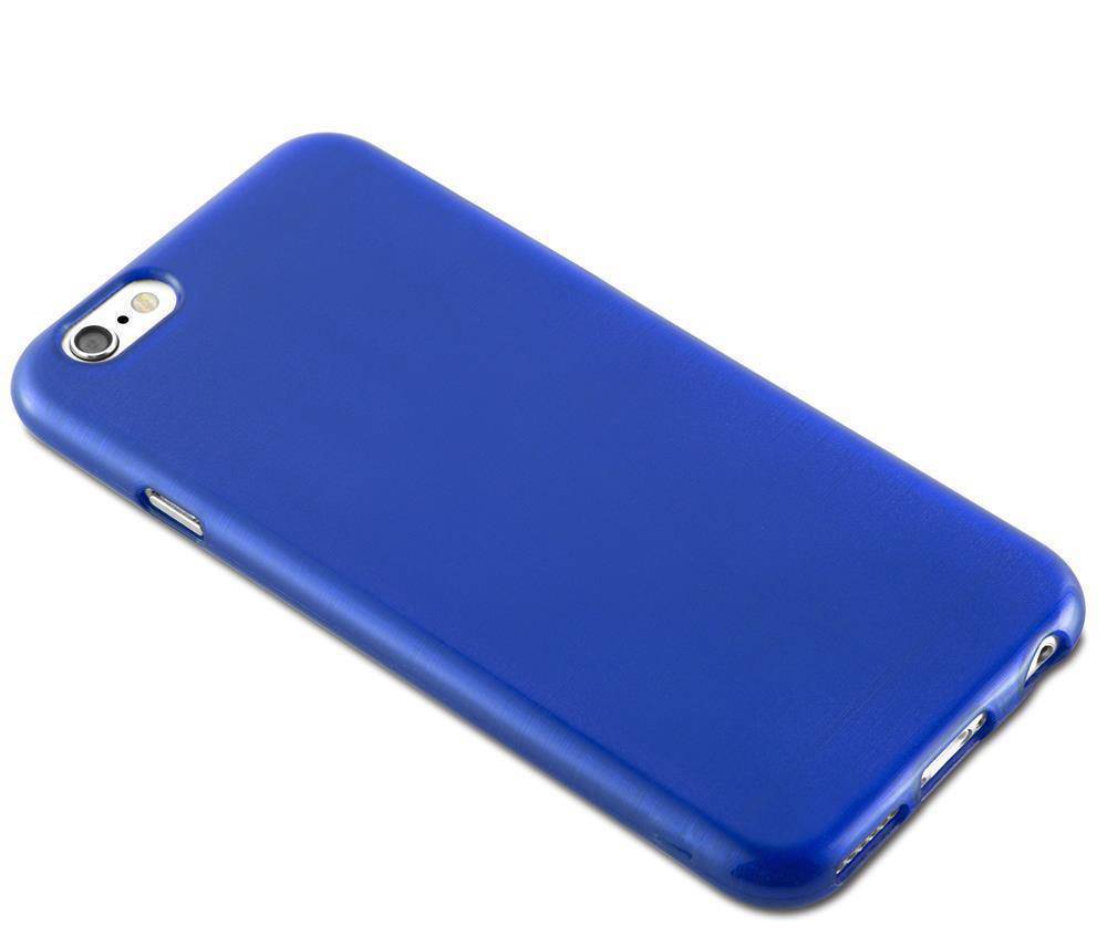 Cadorabo Hülle für Apple iPhone 6 PLUS / 6S PLUS Schutz Hülle in Blau Schutzhülle TPU Silikon Etui Case Cover