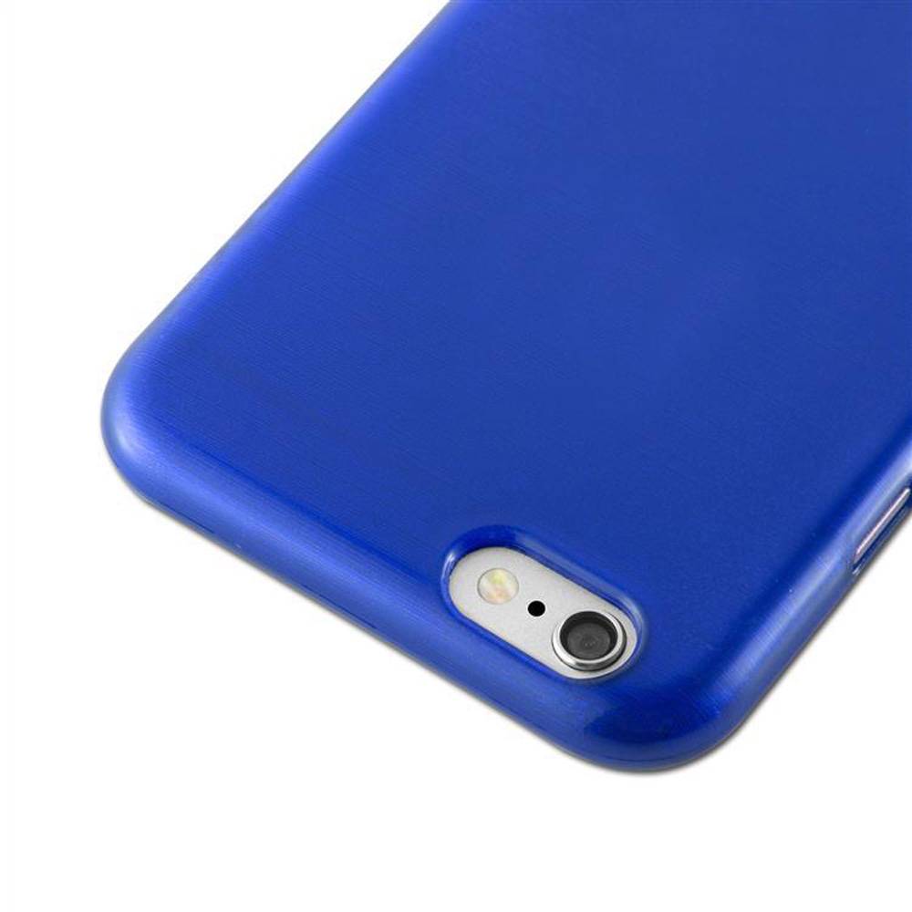 Cadorabo Hülle für Apple iPhone 6 PLUS / 6S PLUS Schutz Hülle in Blau Schutzhülle TPU Silikon Etui Case Cover