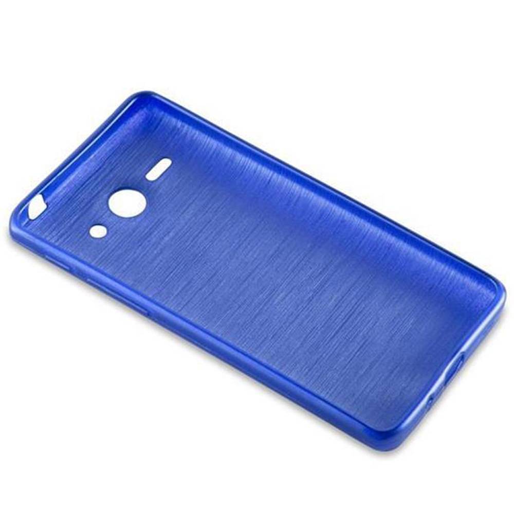 Cadorabo Hülle für Huawei ASCEND G510 / G520 / G525 Schutz Hülle in Blau Schutzhülle TPU Silikon Etui Case Cover