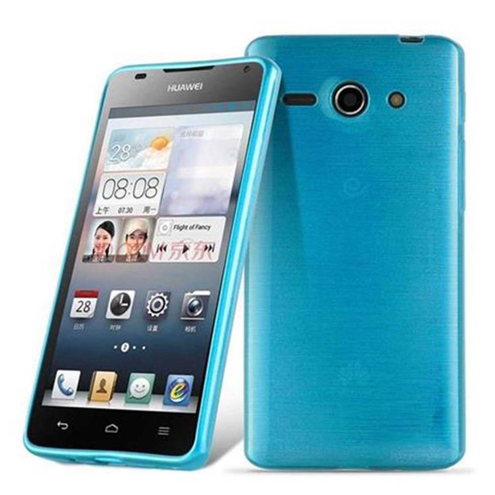 Cadorabo Hülle für Huawei ASCEND G510 / G520 / G525 Schutz Hülle in Türkis Schutzhülle TPU Silikon Etui Case Cover