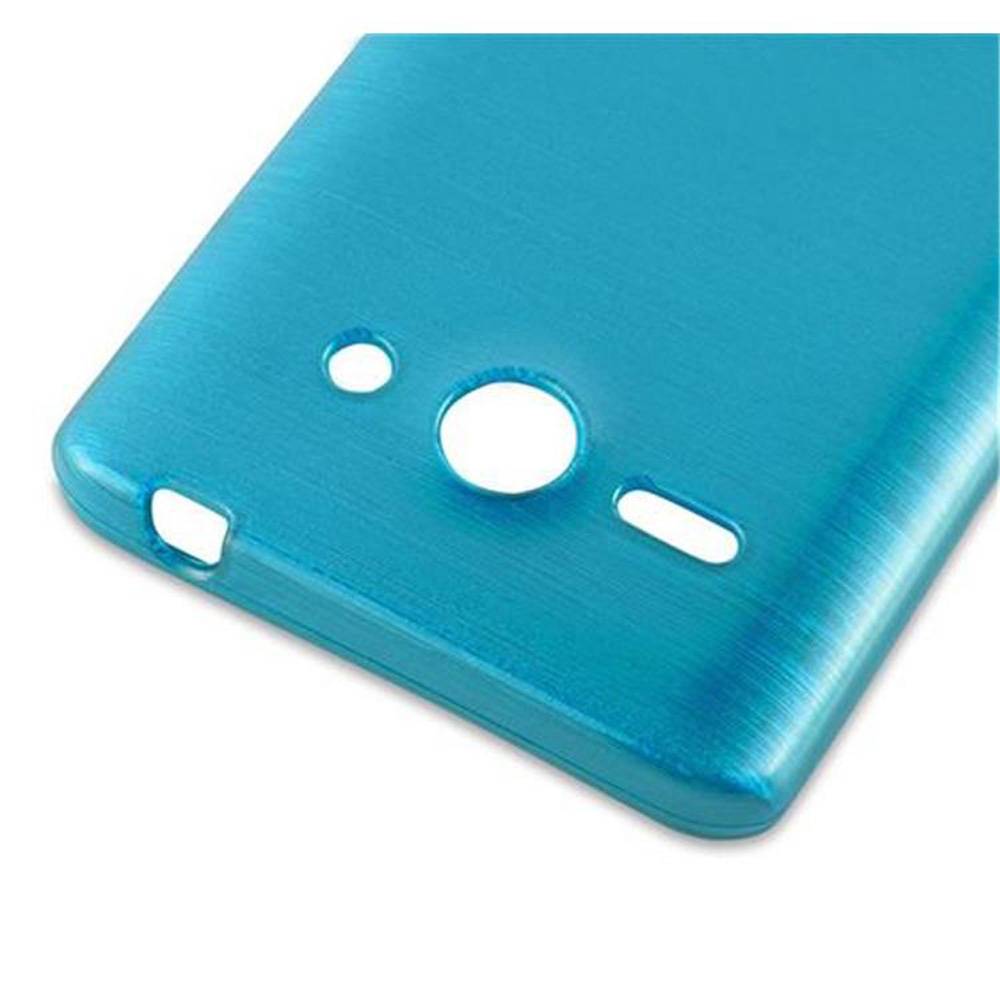 Cadorabo Hülle für Huawei ASCEND G510 / G520 / G525 Schutz Hülle in Türkis Schutzhülle TPU Silikon Etui Case Cover