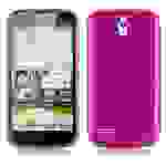Cadorabo Hülle für Huawei ASCEND G610 Schutz Hülle in Rosa Schutzhülle TPU Silikon Etui Case Cover