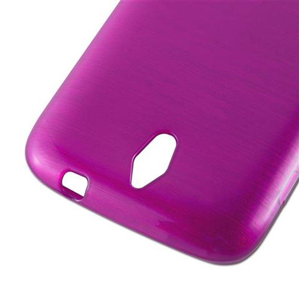 Cadorabo Hülle für Huawei ASCEND G610 Schutz Hülle in Rosa Schutzhülle TPU Silikon Etui Case Cover