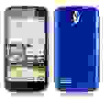 Cadorabo Hülle für Huawei ASCEND G610 Schutz Hülle in Blau Schutzhülle TPU Silikon Etui Case Cover