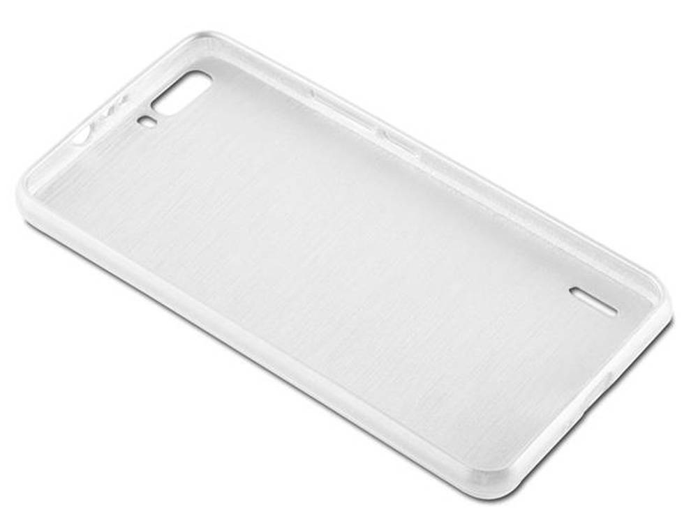 Cadorabo Hülle für Honor 6 PLUS Schutz Hülle in Silber Schutzhülle TPU Silikon Etui Case Cover