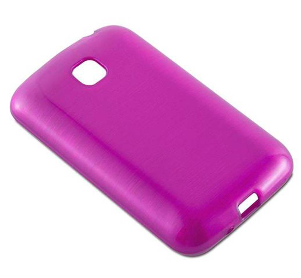 Cadorabo Hülle für LG L3 II (2. SIM) Schutz Hülle in Rosa Schutzhülle TPU Silikon Etui Case Cover