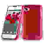 Cadorabo Hülle für LG L4 II Schutz Hülle in Rot Schutzhülle TPU Silikon Etui Case Cover