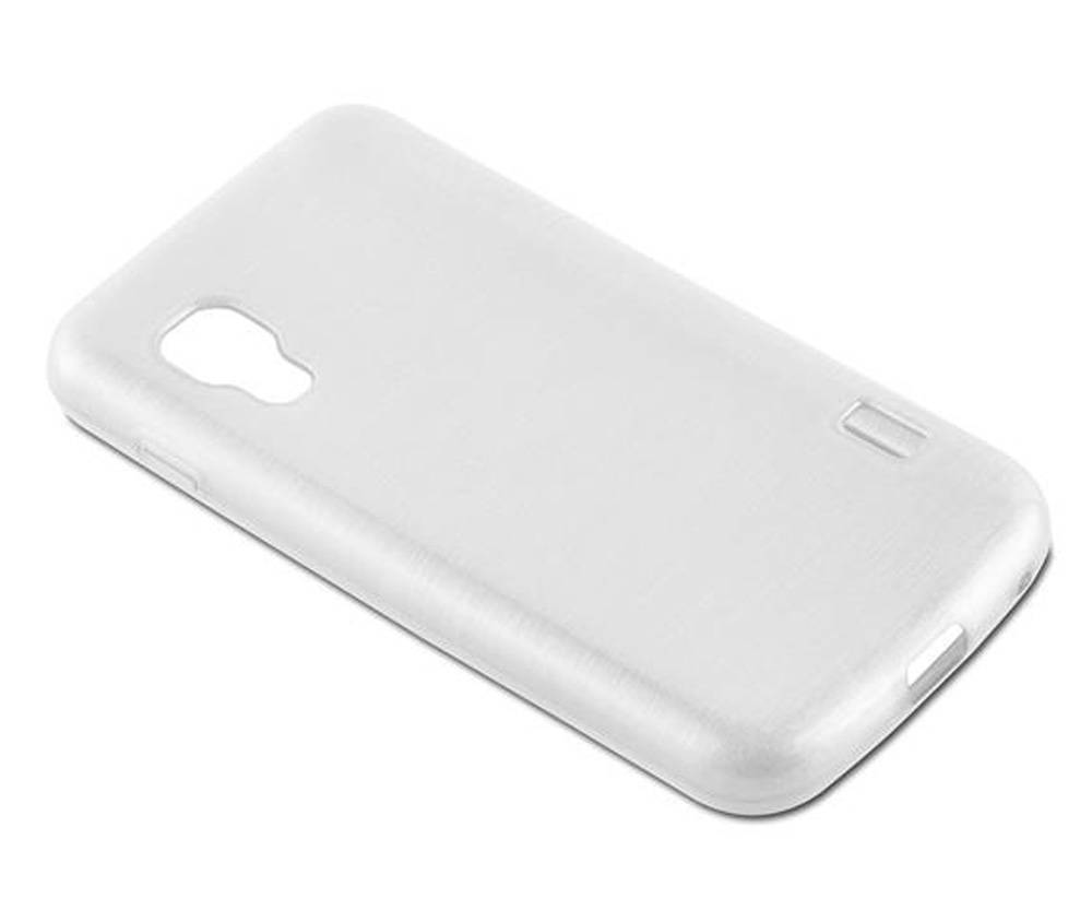 Cadorabo Hülle für LG L5 II (2. SIM) Schutz Hülle in Silber Schutzhülle TPU Silikon Etui Case Cover