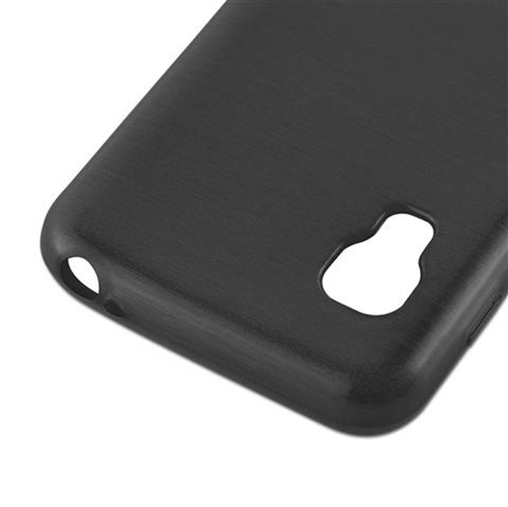 Cadorabo Hülle für LG L5 II (2. SIM) Schutz Hülle in Schwarz Schutzhülle TPU Silikon Etui Case Cover