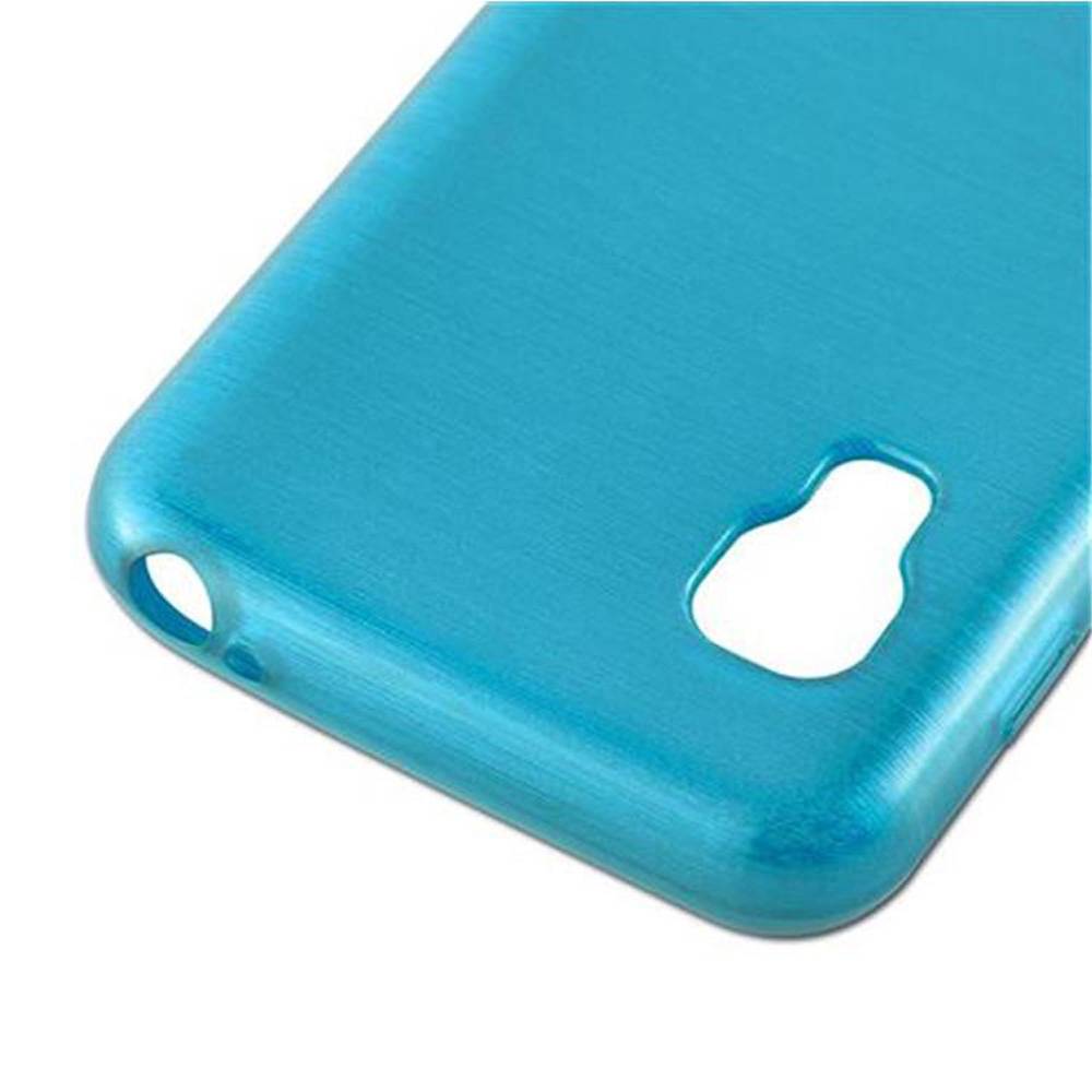 Cadorabo Hülle für LG L5 II (2. SIM) Schutz Hülle in Türkis Schutzhülle TPU Silikon Etui Case Cover