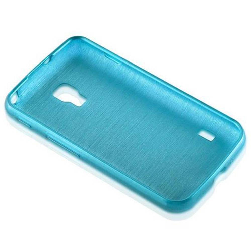 Cadorabo Hülle für LG L7 II (2. SIM) Schutz Hülle in Türkis Schutzhülle TPU Silikon Etui Case Cover