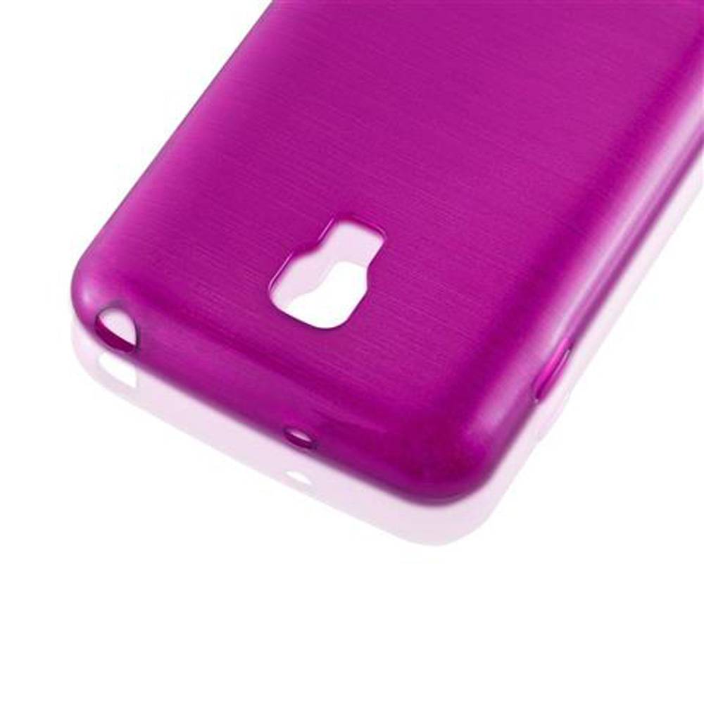 Cadorabo Hülle für LG L7 II (2. SIM) Schutz Hülle in Rosa Schutzhülle TPU Silikon Etui Case Cover