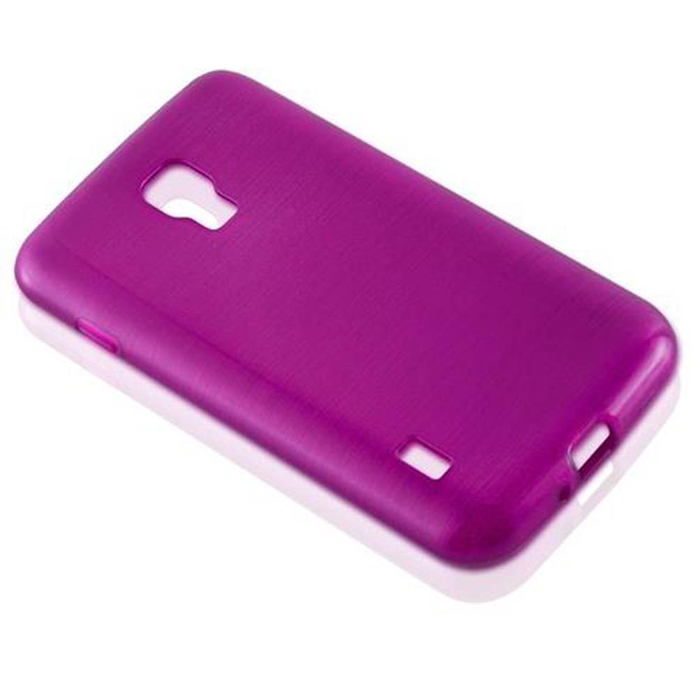 Cadorabo Hülle für LG L7 II (2. SIM) Schutz Hülle in Rosa Schutzhülle TPU Silikon Etui Case Cover