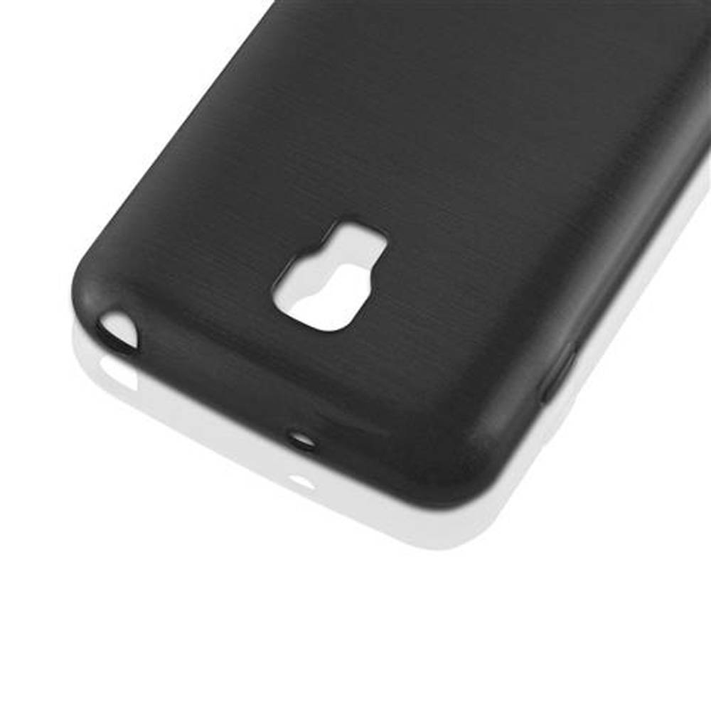 Cadorabo Hülle für LG L7 II (2. SIM) Schutz Hülle in Schwarz Schutzhülle TPU Silikon Etui Case Cover