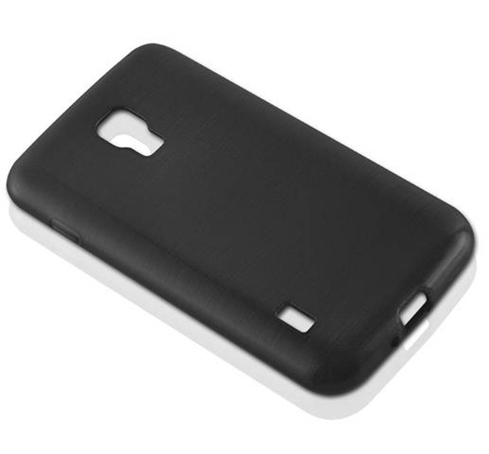 Cadorabo Hülle für LG L7 II (2. SIM) Schutz Hülle in Schwarz Schutzhülle TPU Silikon Etui Case Cover