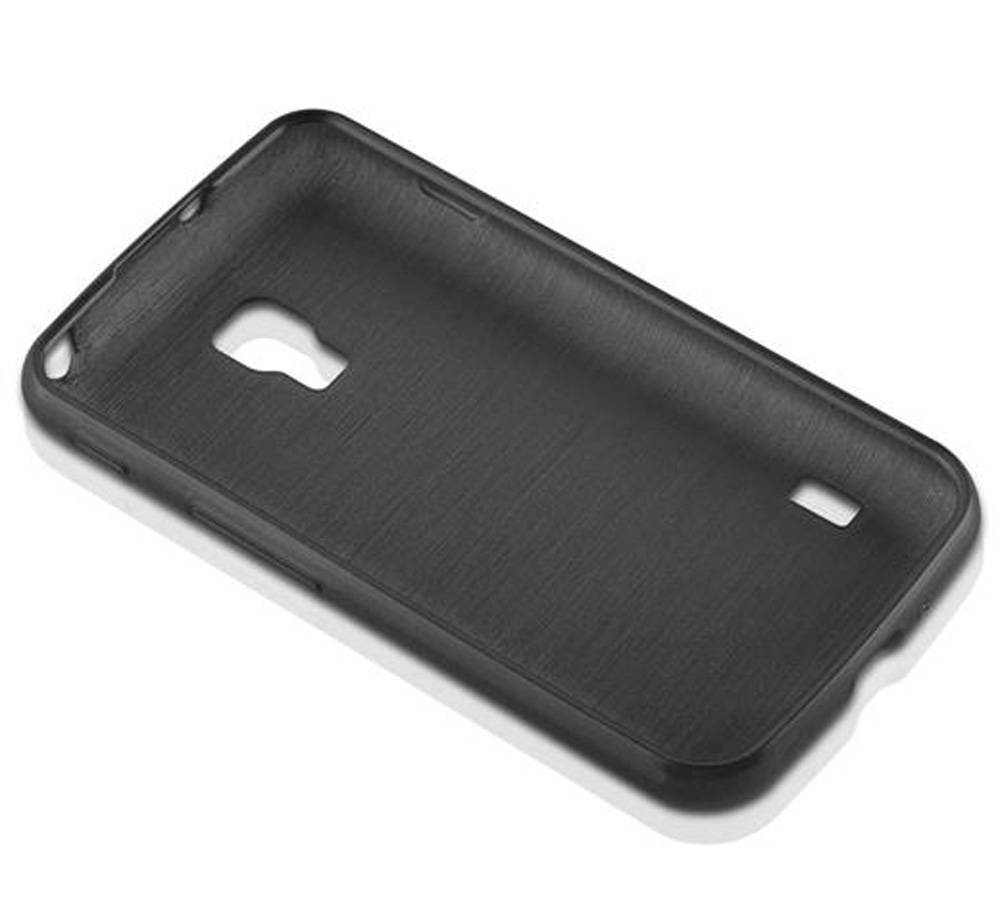 Cadorabo Hülle für LG L7 II (2. SIM) Schutz Hülle in Schwarz Schutzhülle TPU Silikon Etui Case Cover