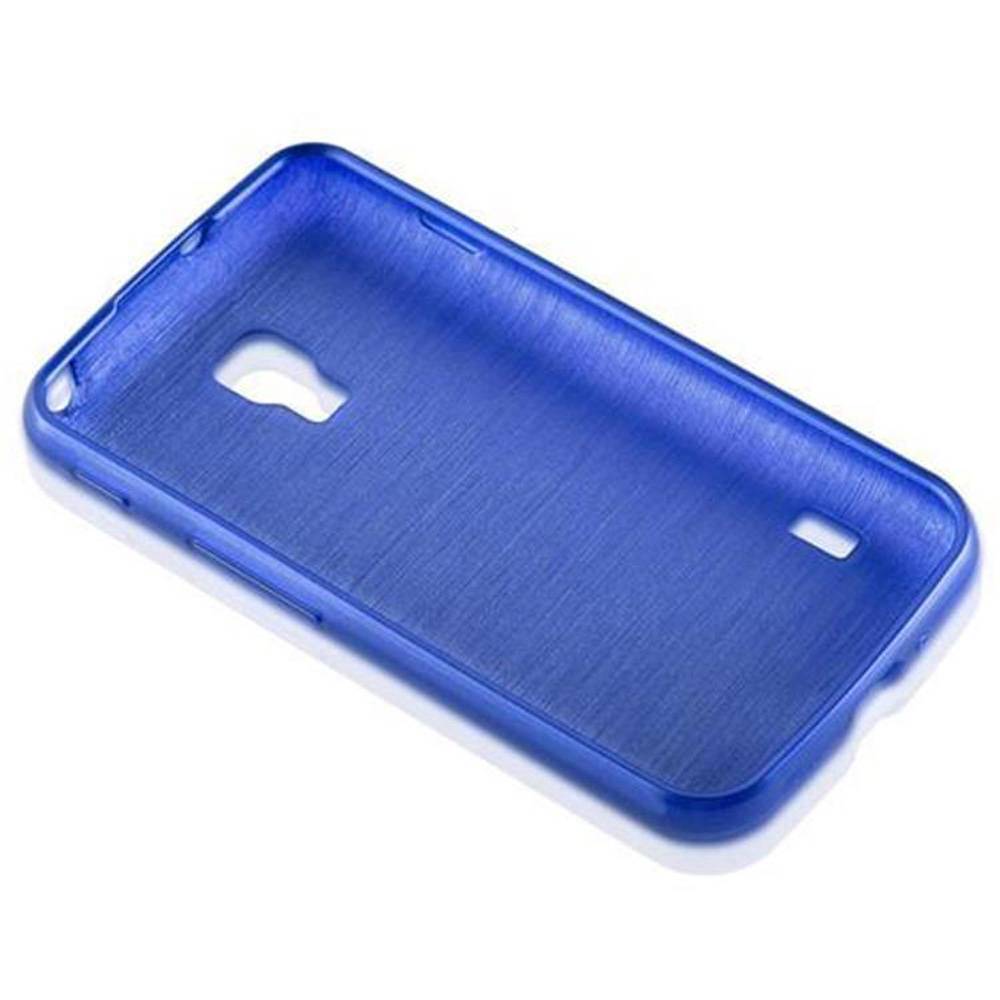Cadorabo Hülle für LG L7 II (2. SIM) Schutz Hülle in Blau Schutzhülle TPU Silikon Etui Case Cover