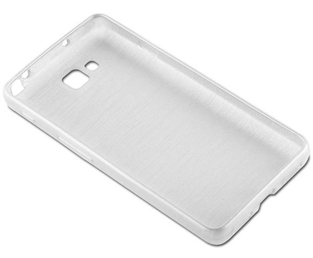 Cadorabo Hülle für LG L9 II Schutz Hülle in Silber Schutzhülle TPU Silikon Etui Case Cover