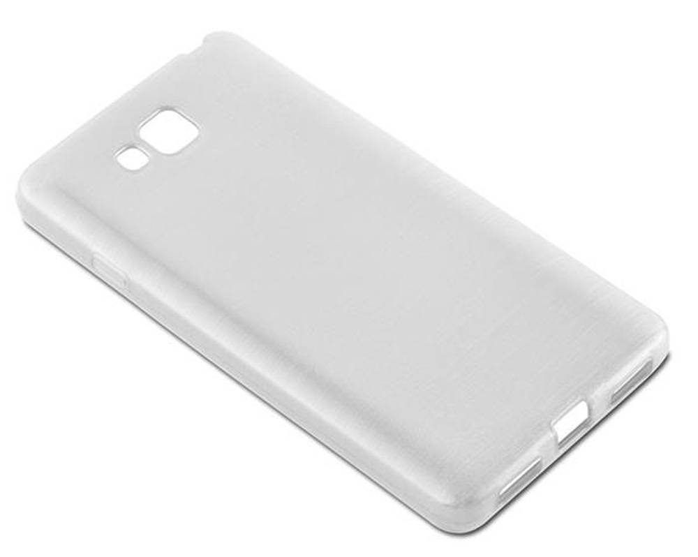 Cadorabo Hülle für LG L9 II Schutz Hülle in Silber Schutzhülle TPU Silikon Etui Case Cover