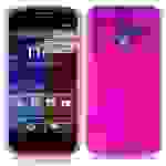 Cadorabo Hülle für Motorola MOTO X Schutz Hülle in Rosa Schutzhülle TPU Silikon Etui Case Cover