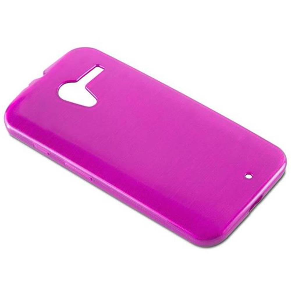 Cadorabo Hülle für Motorola MOTO X Schutz Hülle in Rosa Schutzhülle TPU Silikon Etui Case Cover
