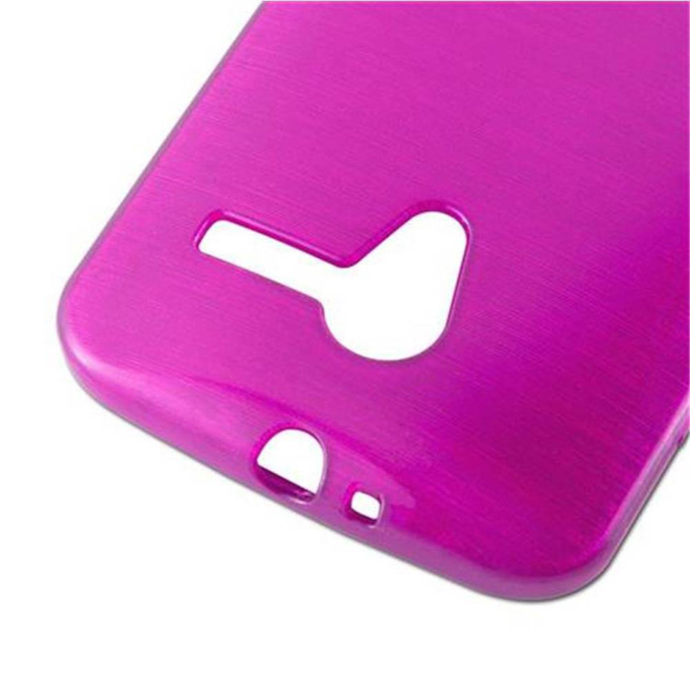 Cadorabo Hülle für Motorola MOTO X Schutz Hülle in Rosa Schutzhülle TPU Silikon Etui Case Cover