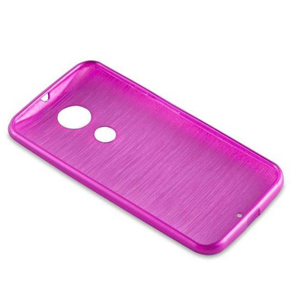 Cadorabo Hülle für Motorola MOTO X2 Schutz Hülle in Rosa Schutzhülle TPU Silikon Etui Case Cover