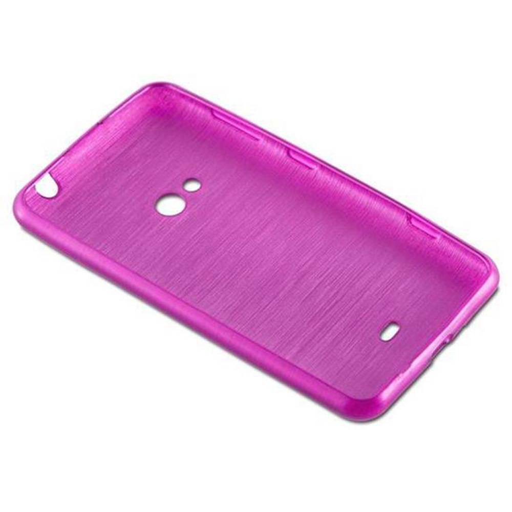 Cadorabo Hülle für Nokia Lumia 625 Schutz Hülle in Rosa Schutzhülle TPU Silikon Etui Case Cover
