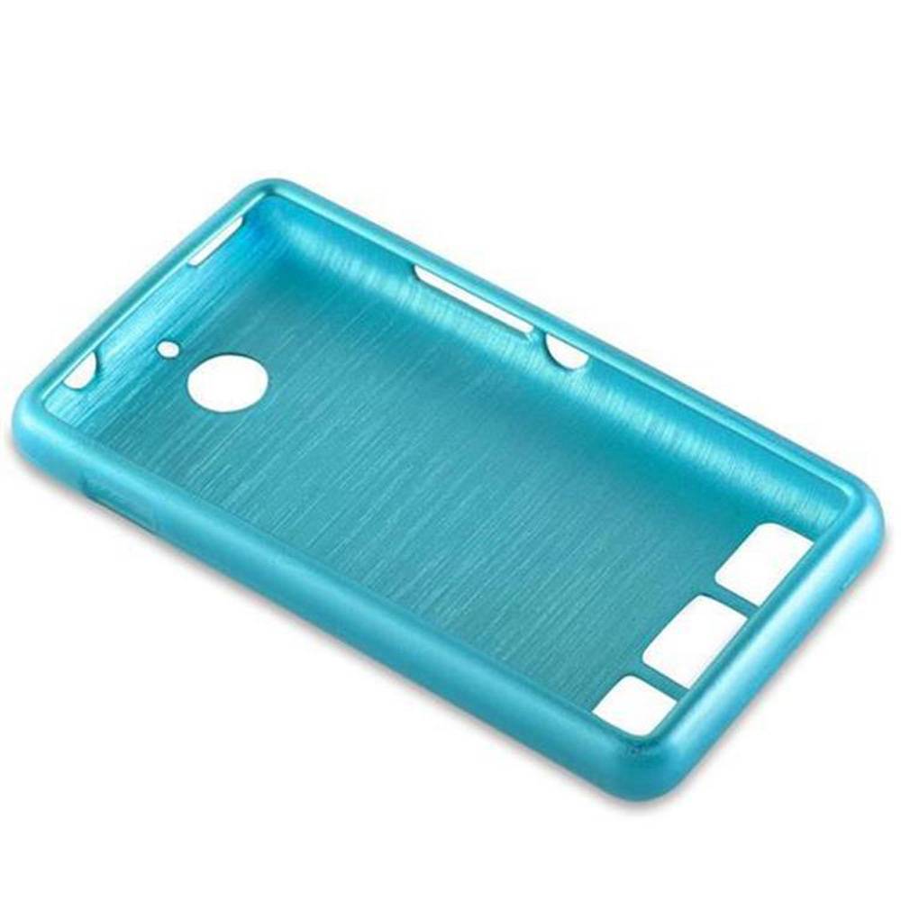 Cadorabo Hülle für Sony Xperia E1 Schutz Hülle in Türkis Schutzhülle TPU Silikon Etui Case Cover