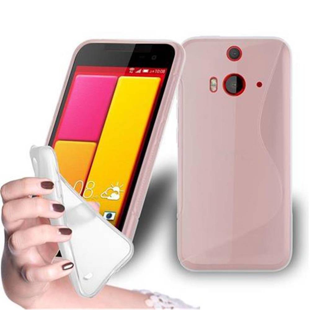 Cadorabo Schutzhülle für HTC BUTTERFLY 2 Hülle in Transparent Handyhülle Case TPU Silikon Etui